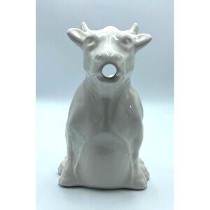 White Ceramic Cow Creamer Pitcher